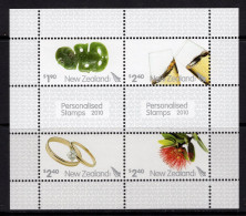 New Zealand 2010 Personlised Stamps - $1.90 Values MS MNH (SG MS3238) - Nuevos