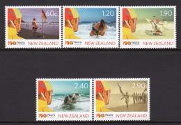 New Zealand 2010 Centenary Of Surf Lifesaving Set MNH (SG 3247-3251) - Unused Stamps