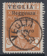 ITALIA - VEGLIA - Sassone N.7  Used - Arbe & Veglia