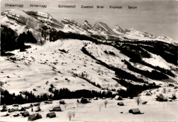 Skigebiet Obertoggenburg - Blick Von Wildhaus: Die Churfirsten, Unterwasser, Iltios Und Sellamatt (1852/63) * 2. 4. 1964 - Wil