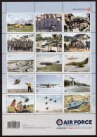 New Zealand 2012 75th Anniversary Of The RNZAF Sheet MNH (SG 3341-3355) - Neufs