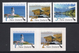 New Zealand 2012 Landscapes - 4th Issue - Set MNH (SG 3363-3367) - Unused Stamps