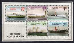 New Zealand 2012 Great Voyages MS MNH (SG MS3395) - Ungebraucht
