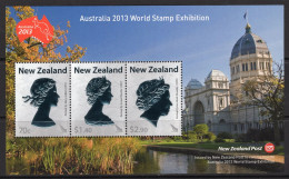 New Zealand 2013 Australia 2013 Stamp Exhibition - QEII Coronation Anniversary MS MNH (SG MS3455) - Ongebruikt
