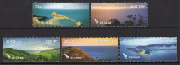 New Zealand 2013 Coastlines Set MNH (SG 3489-3493) - Ongebruikt