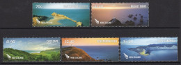 New Zealand 2013 Coastlines Set MNH (SG 3489-3493) - Nuevos