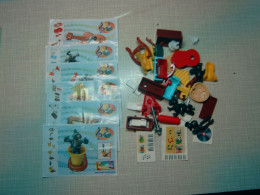 2006 Ferrero - Kinder Surprise - S-28, S-29, S-30, S-31, S-32 & S-33   - Notes Music Characters - Toys - Set + 6 BPZ's - Monoblocs