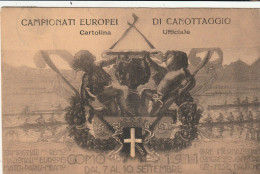 Campionati Europei Di Canottaggio - Como - 1911 - L. Mortelmans, Como - Roeisport Campionati Europei Di Canottaggio - - Roeisport