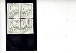 BRASILE  1977 - Yvert  1250° (quartina)  Serie Corrente - Used Stamps
