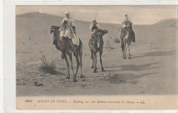 AFRIQUE 206 : Touaregs Sur Leur Méhara Traversant Les Dunes" Scènes & Types " édit. L L N° 6007 - Non Classés