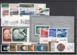 Israel 1974 - Lot  MNH ** With Tabs - Collections, Lots & Series