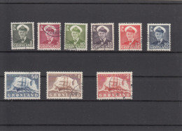 Greenland 1950 - Michel 28-36 Used - Used Stamps