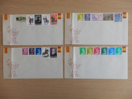 LOT DE 4 ENVELOPPES ESPAGNE TIMBRES NEUF - Other & Unclassified
