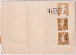 Zumst. 132 / MiNr. 124 - Zusatzfrankatur Auf UNGEBRAUCHTEM Streifband  - Unused Stamps