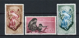 Guinea Española 1955. Edifil 355-57 ** MNH. - Guinea Española