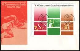 AUSTRALIA BRISBANE 1982 - XII COMMONWEALTH GAMES - SHOOTING POSTMARK - G - Shooting (Weapons)