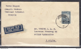 Brief Van Istanbul Naar Muizen (Belgie) - Covers & Documents