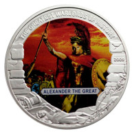 LIBERIA 5 $ GREATEST WARLORDS OF HISTORY - ALEXANDER THE GREAT 2009 - Liberia