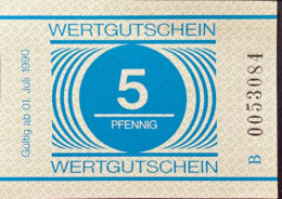 German Democratic Republic 5 Pfennig, P-NL (1990) - PRISON MONEY - UNC - Altri & Non Classificati