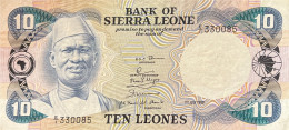 Sierra Leone 10 Leones, P-8a (01.07.1980) - Extremely Fine - First Prefix - Sierra Leone