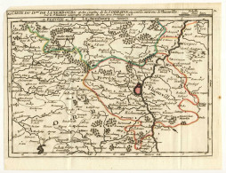 ROBERT DE VAUGONDY 1748 Carte Duché Luxembourg XI Thionville Rodenmacher Longwy ORIGINAL - Cartes Géographiques