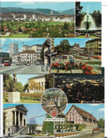 WINTERTHUR BAHNHOFPLATZ ANIMATION BUS TRAMWAYS VOITURES CAMION MULTIVUES LOT 2 CARTES WOLSKVAGEN - Winterthur