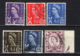 SCOZIA - 1958 - EFFIGIE DELLA REGINA ELISABETTA II - USATI - Scotland