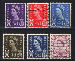 SCOZIA - 1958 - EFFIGIE DELLA REGINA ELISABETTA II - USATI - Scotland