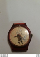 MONTRE  TINTIN   HERGE ..-- Dans L'état , Sans Bracelet , Jolie Et Peu Courante .Voir Verso . - Otros & Sin Clasificación