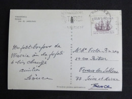 POLOGNE POLSKA POLEN POLAND AVEC YT 1250 GALION DE GUERRE 4 MATS - WRZESNIA - Storia Postale