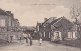 PUTANGES (61) - La Rue De L'Eglise - 1909 - Lizot - Putanges