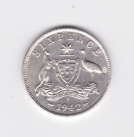 6 Pence 1942 S  Australie TTB à SUP - Sixpence