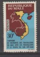 MALI- Solidarité Avec Le VIETNAM - Carte Du Vietnam - - Mali (1959-...)