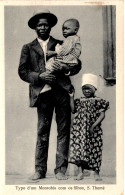 S.  SÃO TOMÉ - Typo D'um Monrobio Com Os Filhos - São Tomé Und Príncipe
