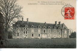 CARQUEFOU CHATEAU DE L'EPINAIS COTE DU PARC 1909 - Carquefou