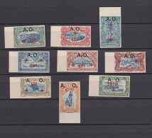 Ruanda - Urundi  Ocb Nr:  36 - 44 * MH ONGETAND  (zie Scan) Always No Gum - Unused Stamps