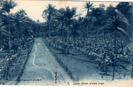 S.  SÃO TOMÉ - Linha Ferra N'uma Roça - Sao Tome And Principe