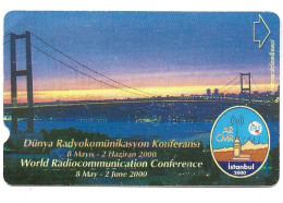 World Radiocommunication Conference Istanbul 2000 Etiquette Visitekaartje Htje - Cartes De Visite