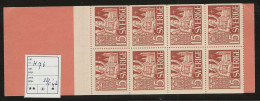 1946 MNH Sweden Booklet Facit H76 Postfris** - 1904-50