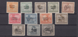 Ruanda - Urundi  Ocb Nr:  50 - 61 * MH (zie Scan) - Unused Stamps