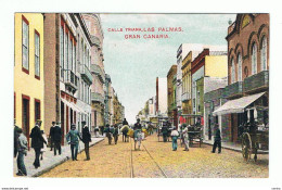 LAS  PALMAS:  CALLE  TRIANA  -  SELLO  REMOVIDO  -  PARA  ITALIA  -  FP - La Palma