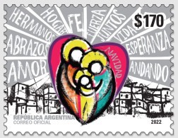 Argentina 2022 Christmas, Religion MNH Stamp - Nuovi