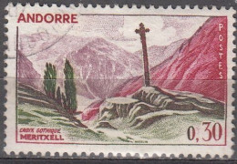 Andorre Français 1961 Michel 169 O Cote (2008) 0.65 € Croix Gothique De Meritxell Cachet Rond - Usados