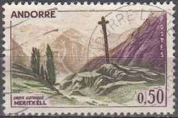 Andorre Français 1961 Michel 171 O Cote (2008) 1.50 € Croix Gothique De Meritxell Cachet Rond - Gebruikt