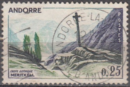 Andorre Français 1961 Michel 168 O Cote (2008) 0.30 € Croix Gothique De Meritxell Cachet Rond - Used Stamps