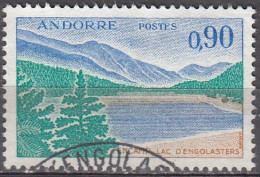 Andorre Français 1971 Michel 234 O Cote (2008) 1.45 € Encamp Lac D'Engolasters Cachet Rond - Gebruikt