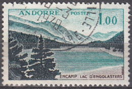 Andorre Français 1961 Michel 174 O Cote (2008) 1.50 € Encamp Lac D'Engolasters Cachet Rond - Oblitérés