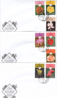 CUBA 2015 Sc 5685-92  FDC Flora - Cartas & Documentos