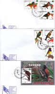 CUBA 2015  Sc 5652-48  FDC Birds - Lettres & Documents