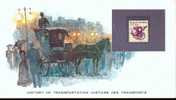 A00031 - Carte Souvenir - History Of Transportation - Histoire Des Transports - Le Hansom Cab - Diligences